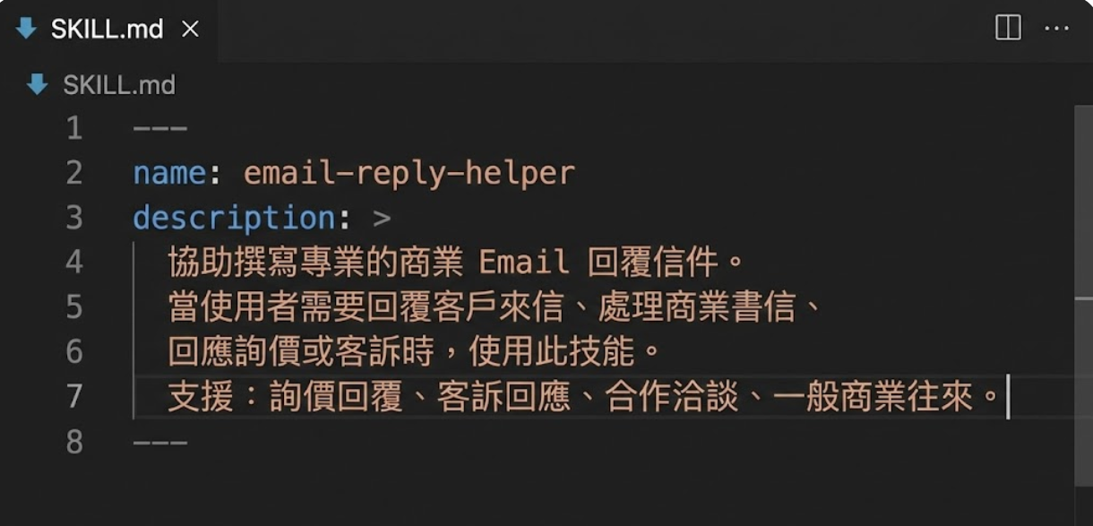 撰寫 YAML Frontmatter