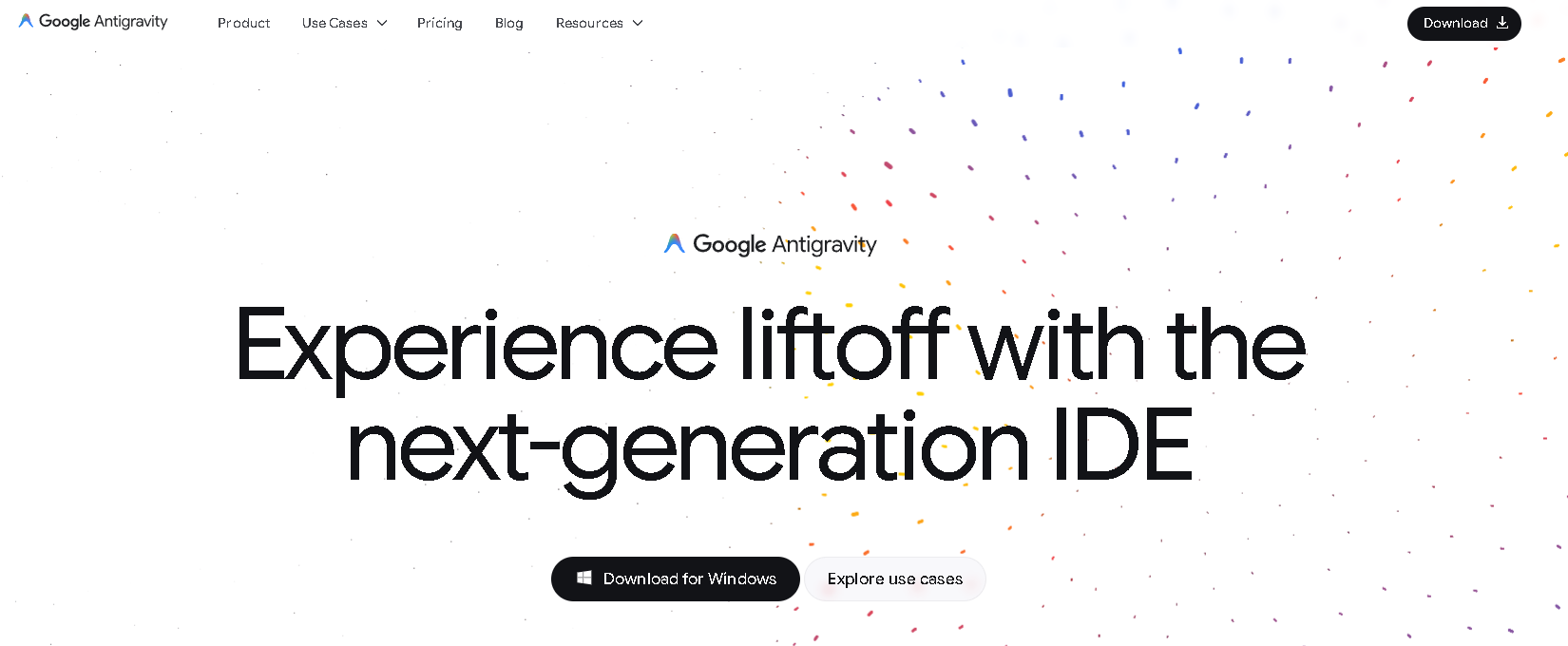 Antigravity 登入後的首頁